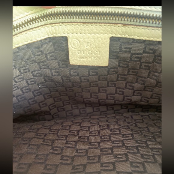 SOLD‼️ Gucci cream leather shoulder bag - Picture 7 of 12